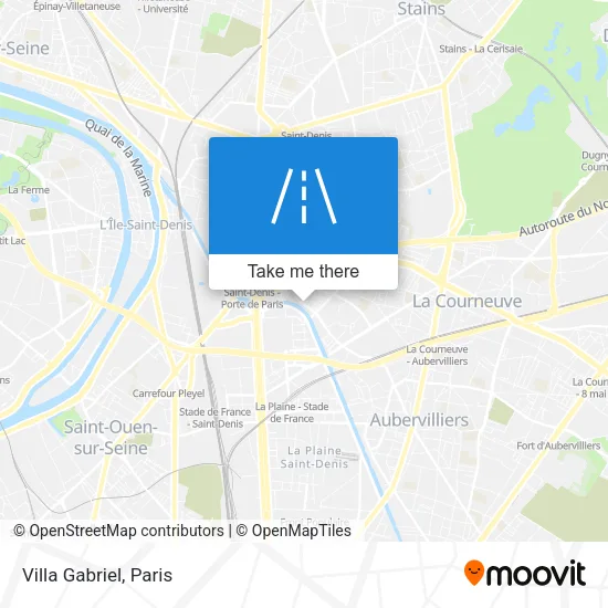 Villa Gabriel map