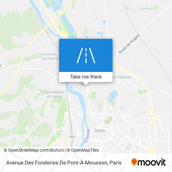 Avenue Des Fonderies De Pont-À-Mousson map