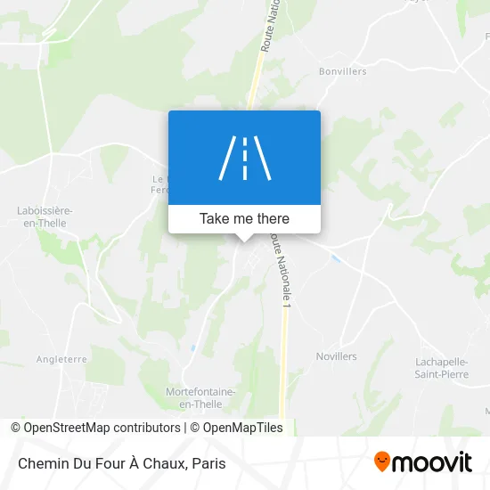 Chemin Du Four À Chaux map