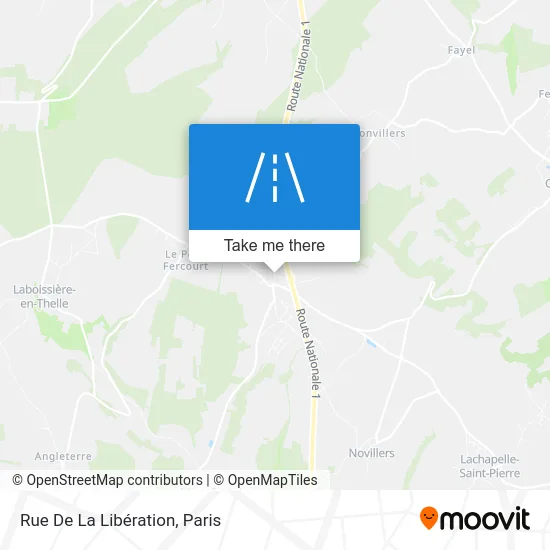Rue De La Libération map