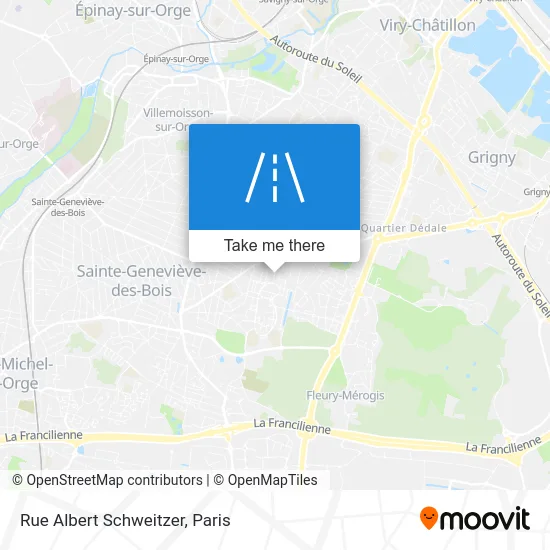 Rue Albert Schweitzer map