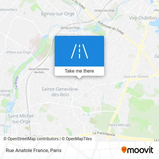 Rue Anatole France map
