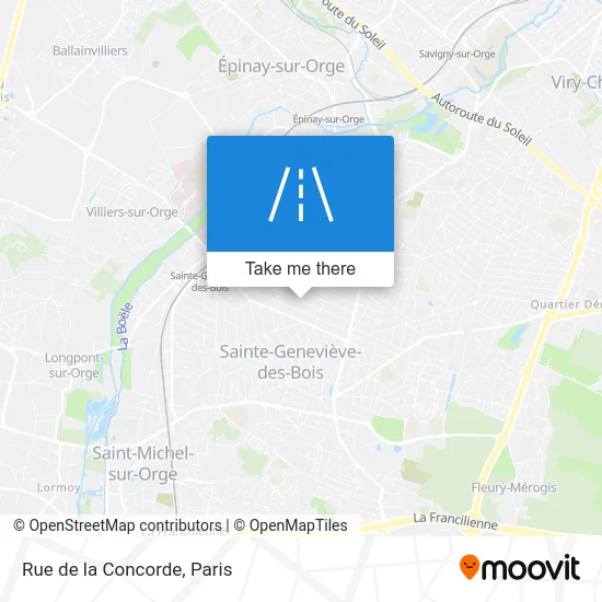 Rue de la Concorde map