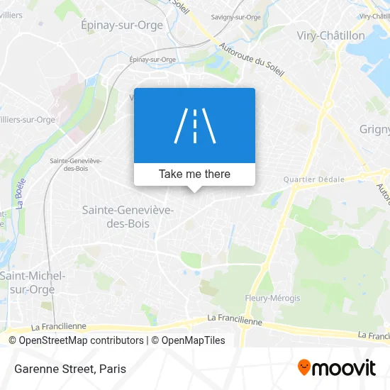 Rue de la Garenne map