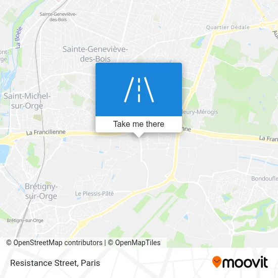 Rue de la Résistance map