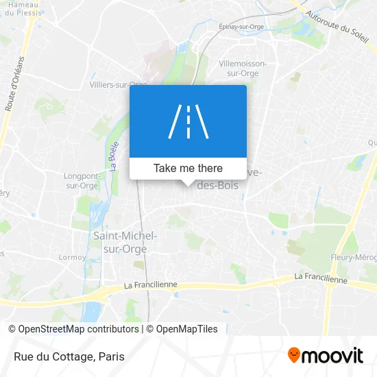 Rue du Cottage map