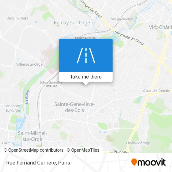 Rue Fernand Carrière map