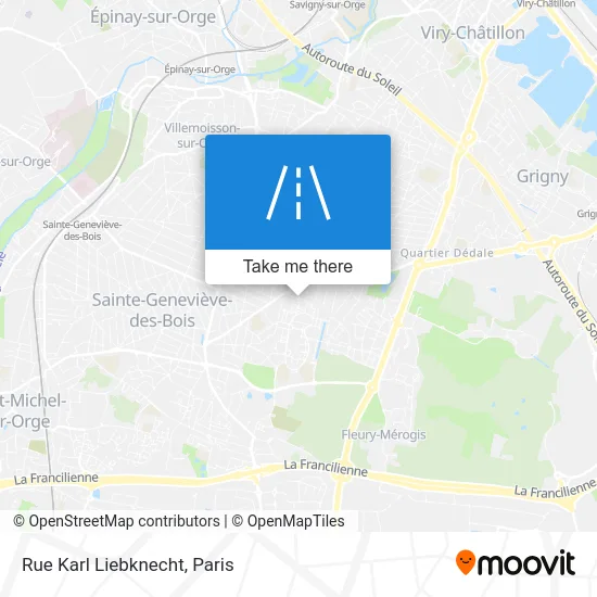 Rue Karl Liebknecht map