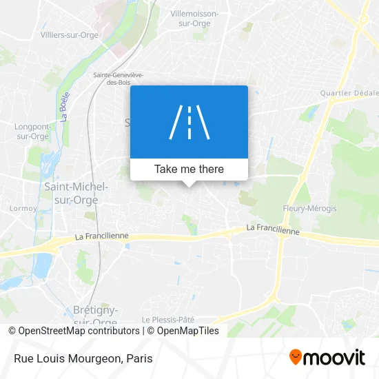 Rue Louis Mourgeon map