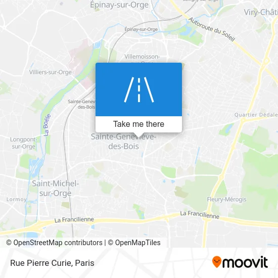 Rue Pierre Curie map