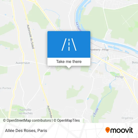 Allée Des Roses map