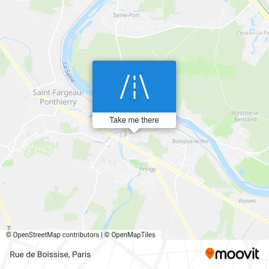 Rue de Boissise map