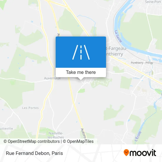 Rue Fernand Debon map