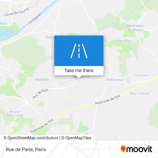 Rue de Paris map