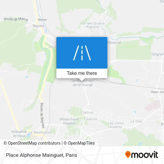 Place Alphonse Mainguet map