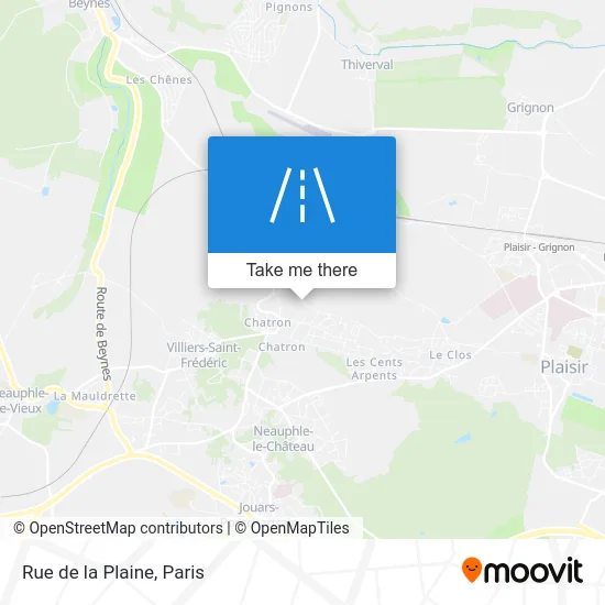 Rue de la Plaine map