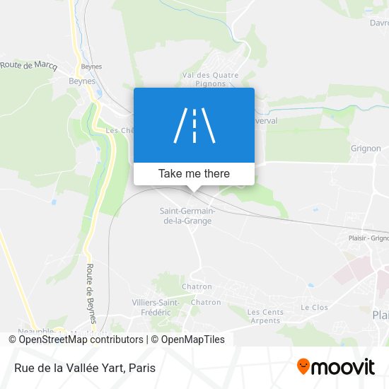 Rue de la Vallée Yart map
