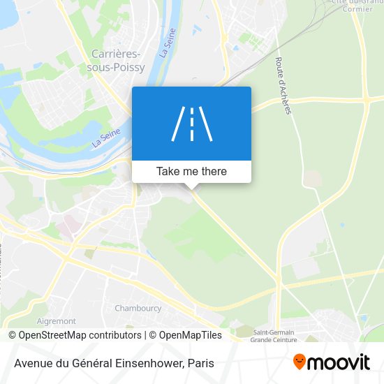 Avenue du Général Einsenhower map