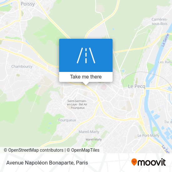Avenue Napoléon Bonaparte map