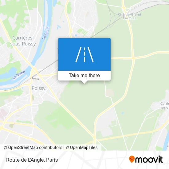 Route de L'Angle map