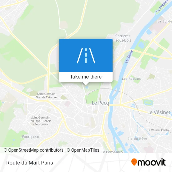 Route du Mail map