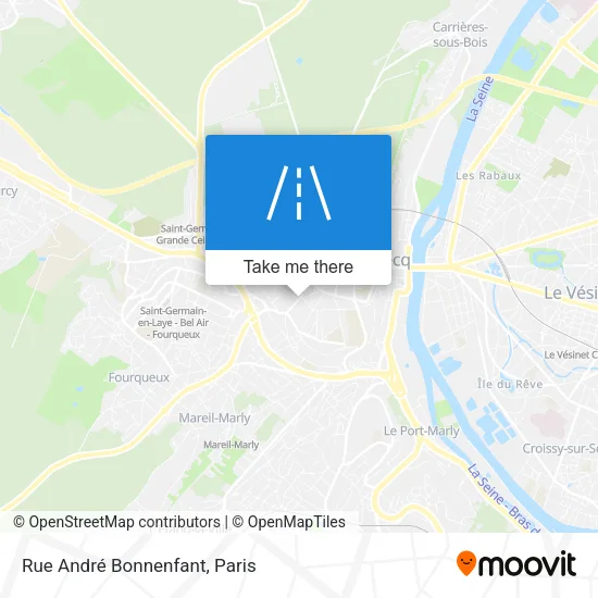 Rue André Bonnenfant map