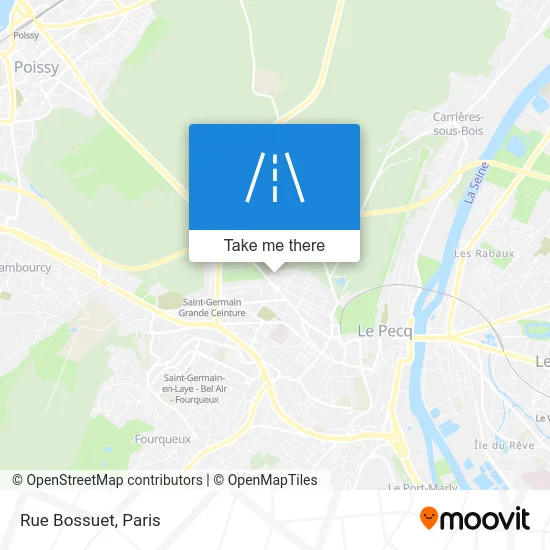 Rue Bossuet map