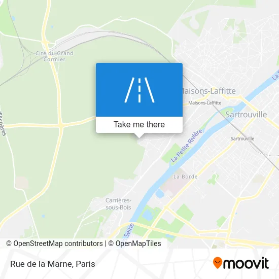 Rue de la Marne map