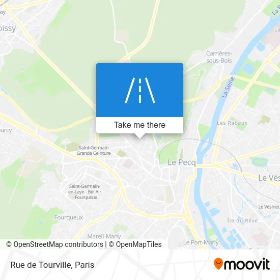Rue de Tourville map
