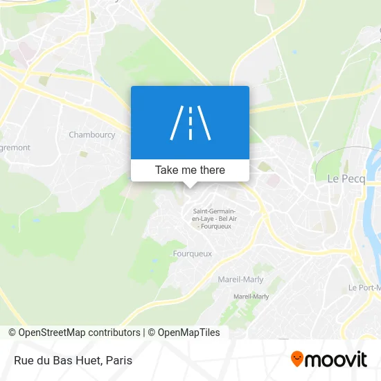 Rue du Bas Huet map