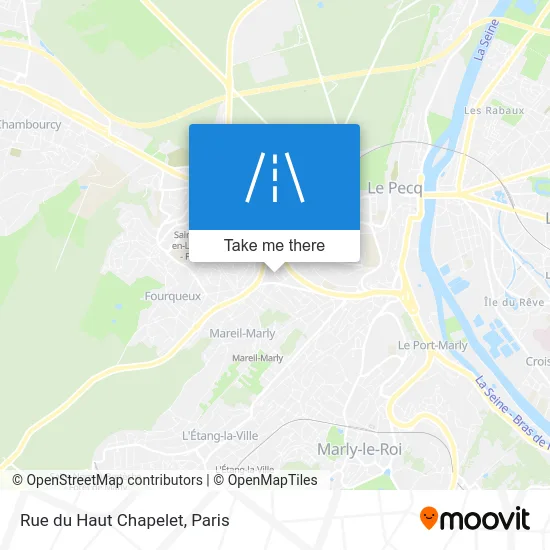 Mapa Rue du Haut Chapelet