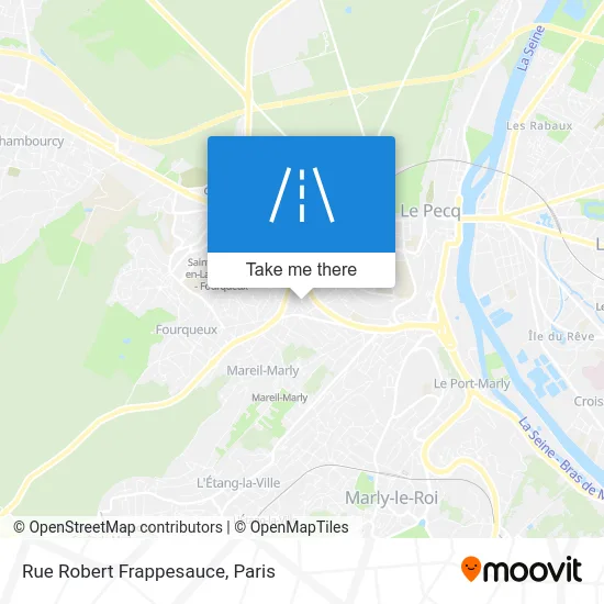 Rue Robert Frappesauce map