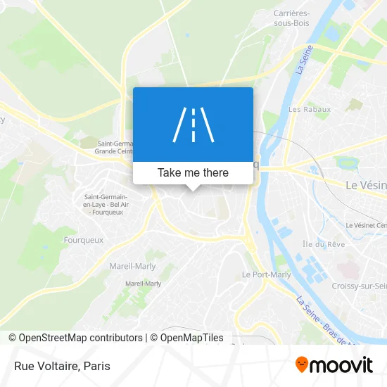 Rue Voltaire map