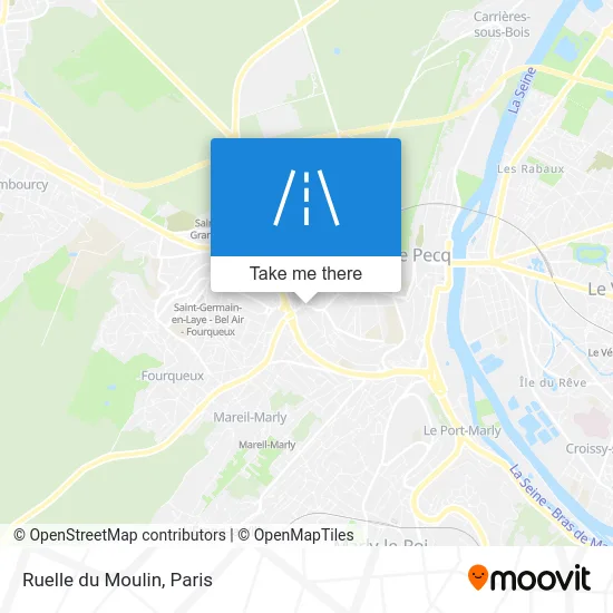 Mapa Ruelle du Moulin