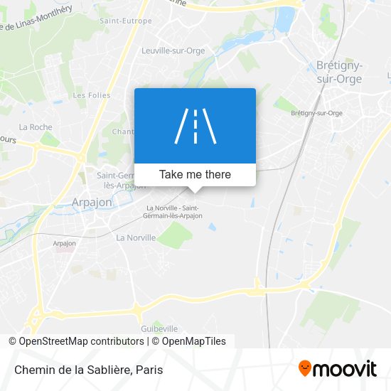 Chemin de la Sablière map