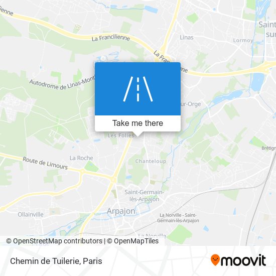 Chemin de Tuilerie map