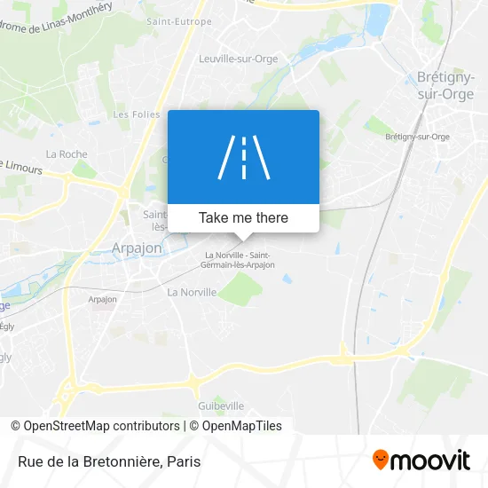 Rue de la Bretonnière map