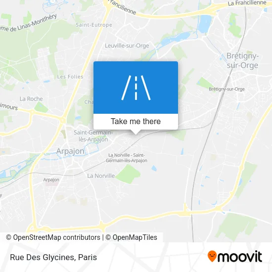 Rue Des Glycines map