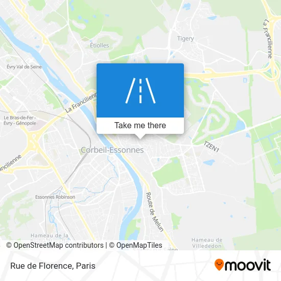 Rue de Florence map