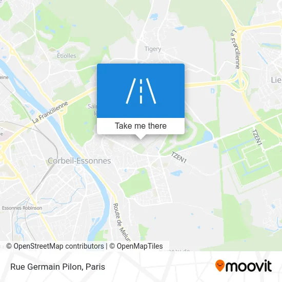 Rue Germain Pilon map