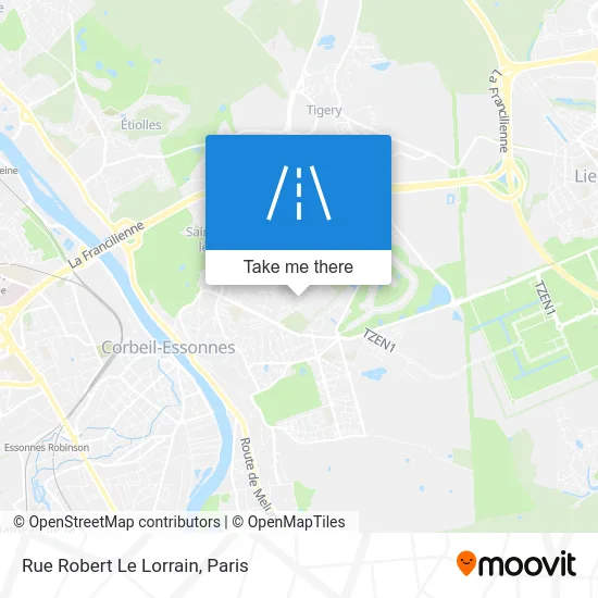 Rue Robert Le Lorrain map