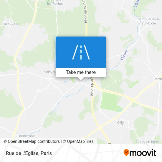 Rue de L'Église map