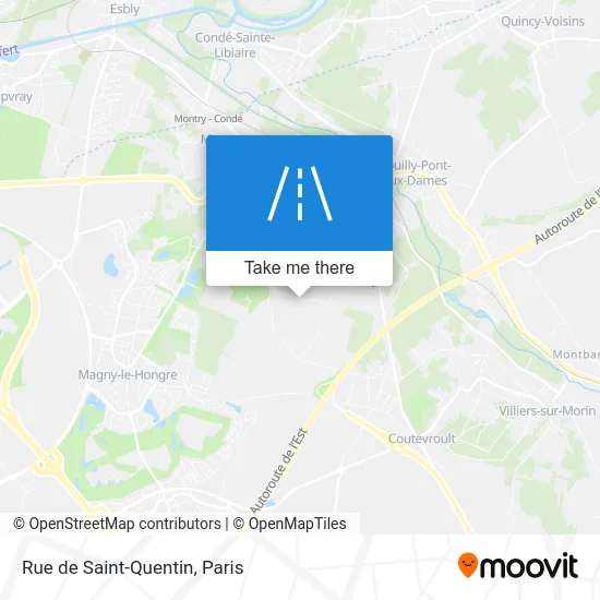 Rue de Saint-Quentin map