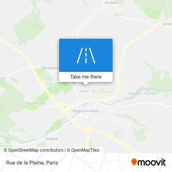 Rue de la Plaine map