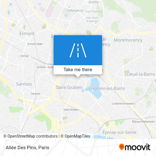 Allée Des Pins map