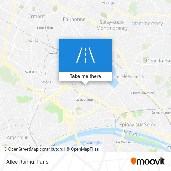 Allée Raimu map