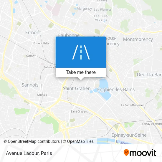 Avenue Lacour map