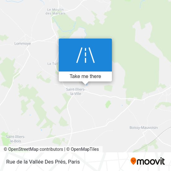 Rue de la Vallée Des Prés map