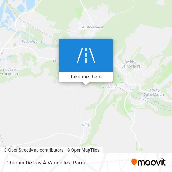 Chemin De Fay À Vaucelles map