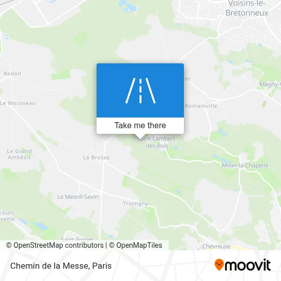 Chemin de la Messe map